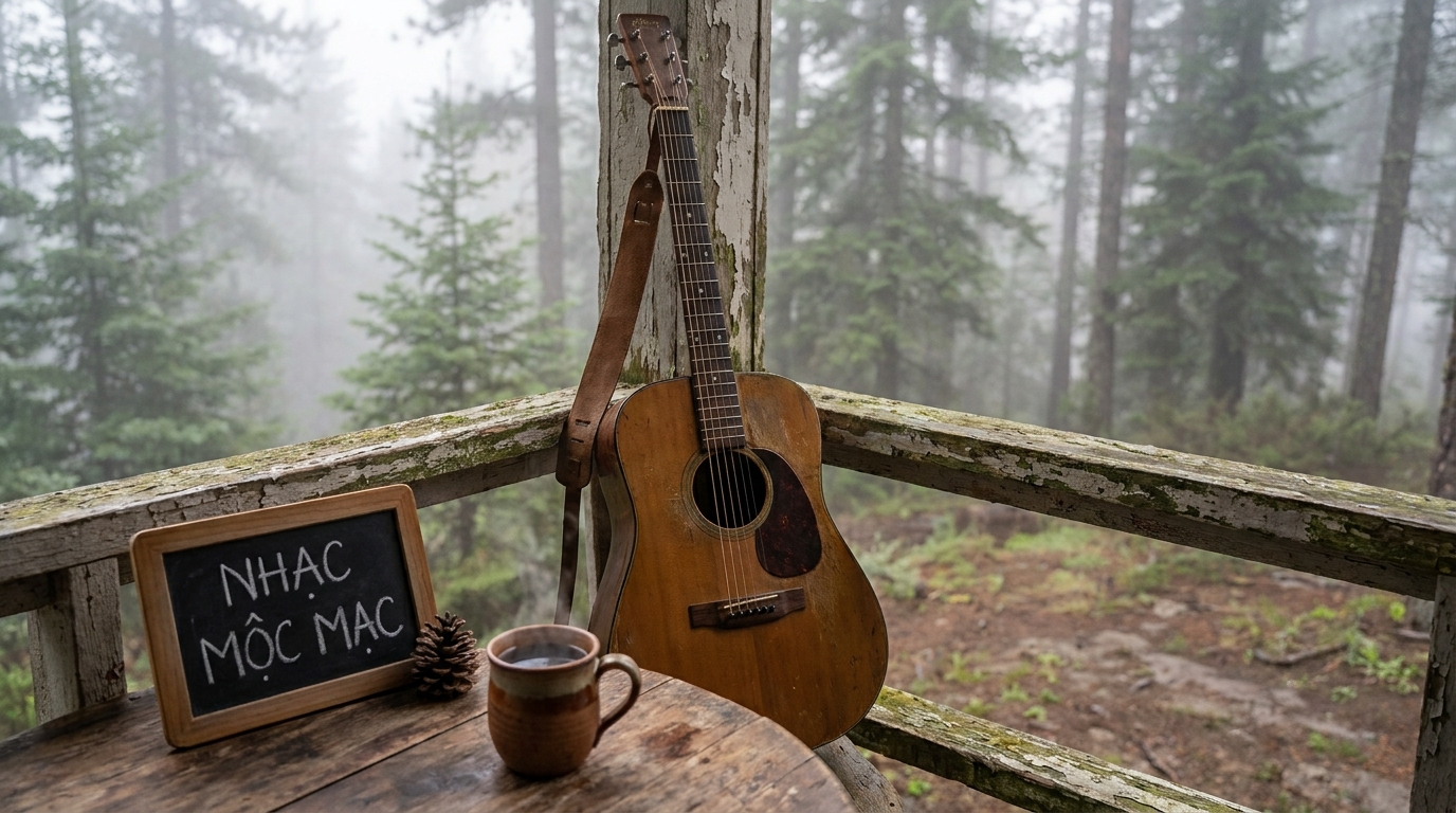 chọn nhạc nền cho vlog du lịch acoustic guitar thư giãn