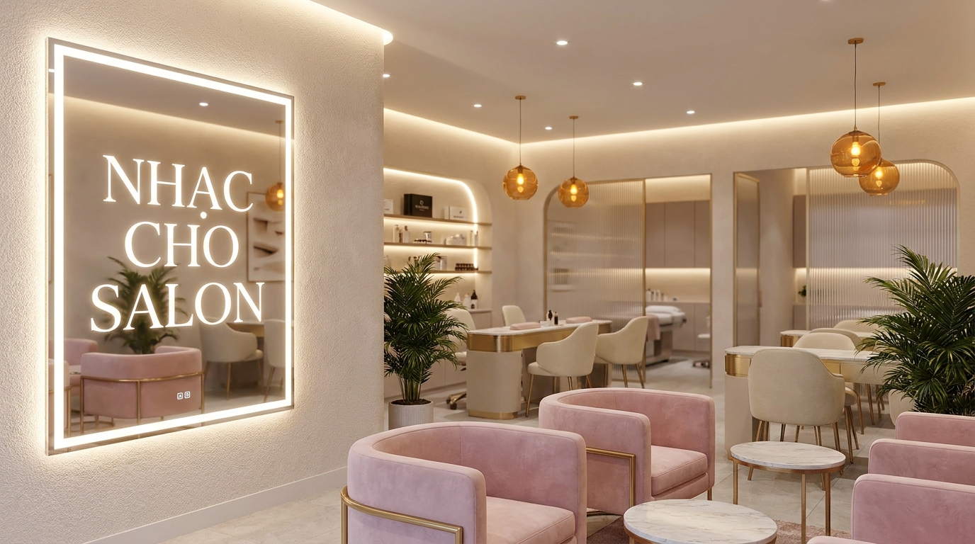 nhạc nền cho salon tóc và tiệm nail nhẹ nhàng thư giãn