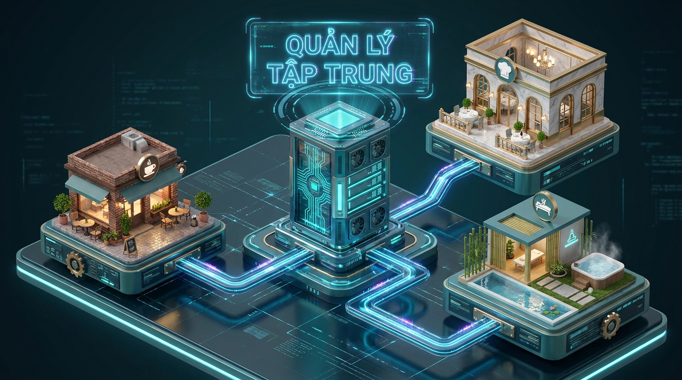 quản lý tập trung giải pháp nhạc nền bản quyền cho nhiều chi nhánh