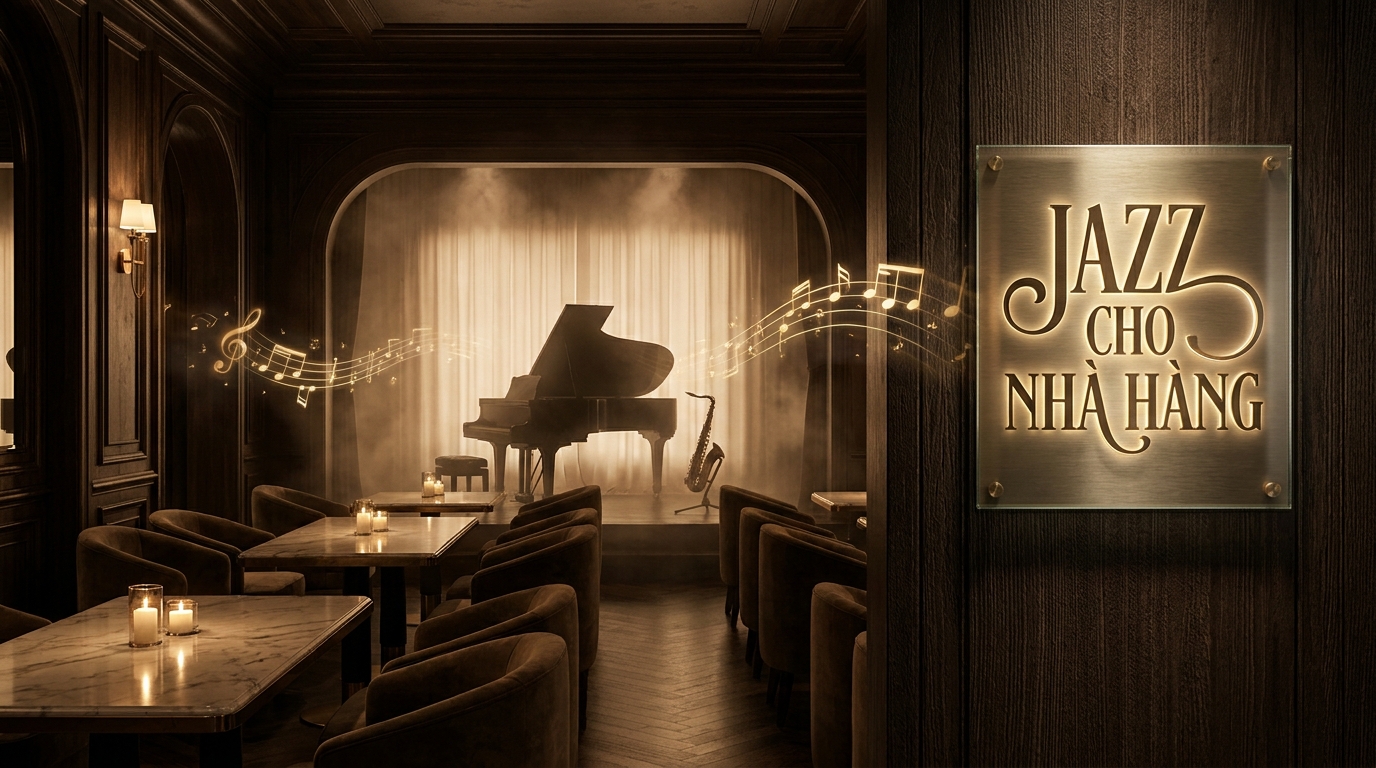 bí quyết chọn nhạc nền fine dining jazz cho nhà hàng sang trọng