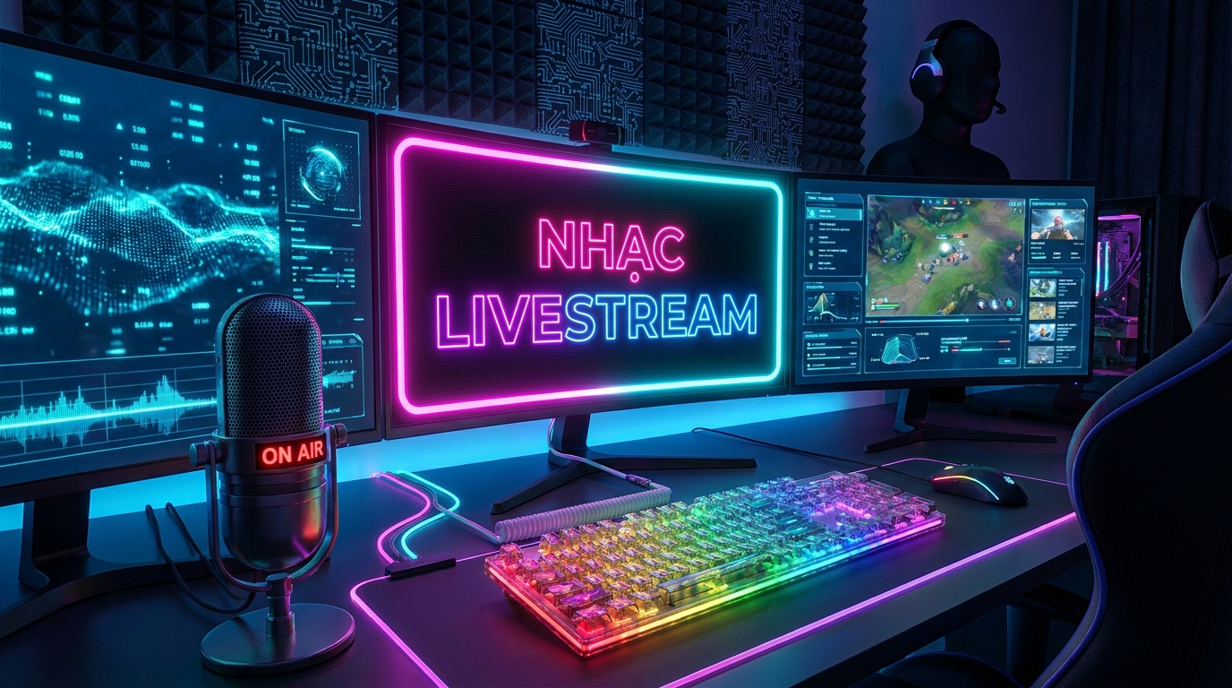 nhạc nền livestream cho gamer streamer không lo tắt tiếng đánh gậy bản quyền
