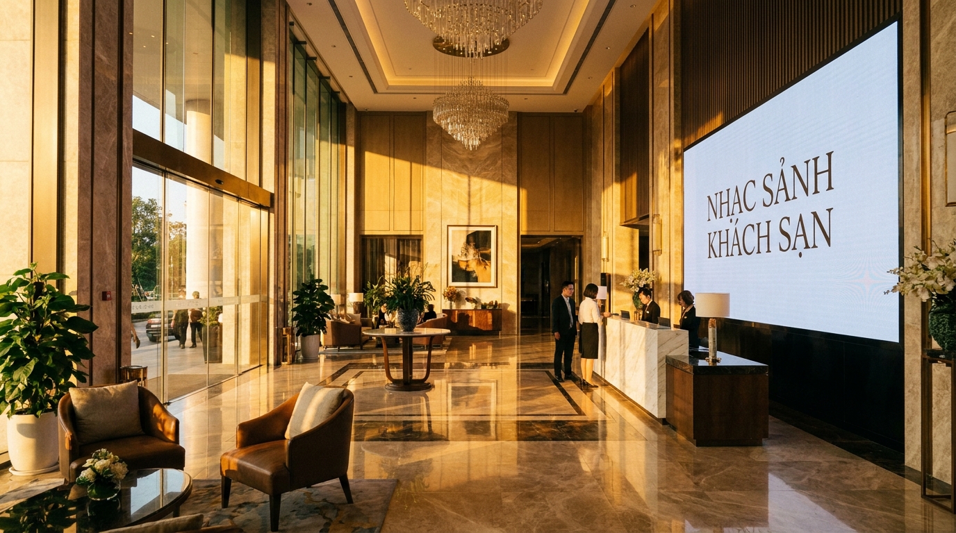 nhạc nền sảnh khách sạn lobby soft jazz sang trọng