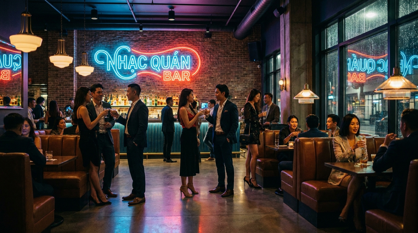 nhạc nền cho quán bar pub lounge sôi động thu hút khách
