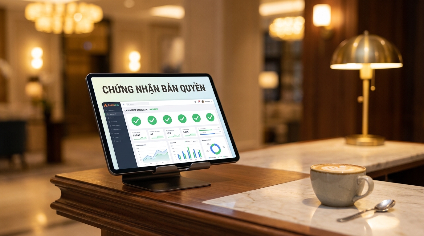 liên hệ AudioBay để tư vấn gói nhạc nền phù hợp mô hình kinh doanh