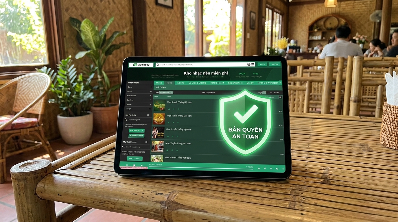 kho nhạc truyền thống việt nam và châu á bản quyền từ audiobay